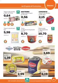 Volantino GrosMarket Pagina 49: Tonno in olio di semi NOSTROMO €0,56, Tonno Bucanieri €8,70