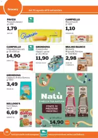 Volantino GrosMarket Pagina 50: Grondona Canestrellini classici, cacao €11,90, Campiello Il Novellino biscotti €14,90