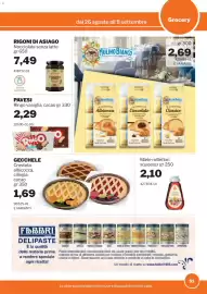 Volantino GrosMarket Pagina 51: Gecchele crostata €1,69, Rigoni di Asiago Nocciolata senza latte €7,49