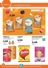 Volantino GrosMarket Pagina 54: Tortilla chips snack a base di farina di mais €3,49, Fonzies gli originali €1,24