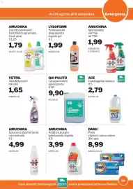 Volantino GrosMarket Pagina 59: Qui Pulito Lavapavimenti igienizzante €9,90