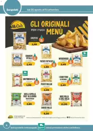 Volantino GrosMarket Pagina 8: McCain Crunchy Petals €2,49, I cubettoni al naturale McCain €2,49