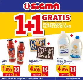Volantino Sigma Pagina 1: Detersivo per lavatrice Spuma di Sciampagna marsiglia, bianco puro €4,99