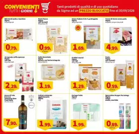 Volantino Sigma Pagina 10: Würstel di pollo e tacchino Sigma €0,79, Frollini classici Sigma €1,29
