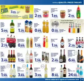 Volantino Sigma Pagina 13: Vino San Crispino bianco, rosso €1,59