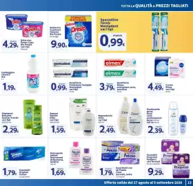 Volantino Sigma Pagina 15: Assorbenti con ali Petalo Lines normali, notte €1,79, Sapone liquido Dove €1,59