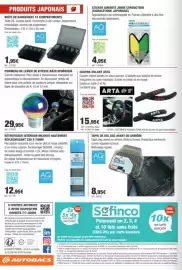 Catalogue Autobacs page 10: AQ. AUTORACET Tapis de sol bac avant ou arrière €8,95