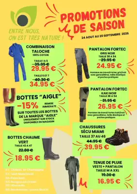 Point Vert (valable jusqu'au 20-09)