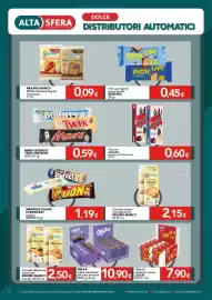 Volantino Altasfera Pagina 8: Smarties/Galak/Lion/KitKat €1,19, Cornetti classici Mulino Bianco €2,15
