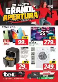 Volantino Telitaly Pagina 1: G3Ferrari friggitrice ad aria digitale €29,99, LG UHD AI SMART TV 55" 4K UHD con AI €279,99