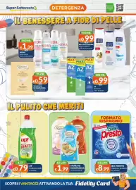Volantino Mister Risparmio Pagina 3: Spuma di Sciampagna Ammorbidente €1,99, UP Detersivo piatti a limone €0,79