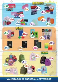 Volantino Mister Risparmio Pagina 5: Quaderni €3,99, Portafogli per matite €4,99