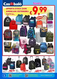 Volantino Casabalò Pagina 2: Zaino Trolley X-One €19,99, Trolley Mitama €49,99