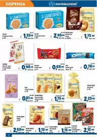 Volantino Del Prete Distribuzioni Pagina 12: Cabrioni wafer piu' cacao/nocciola/vaniglia €0,48, Bahlsen hit minis cacao €0,69