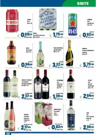 Volantino Del Prete Distribuzioni Pagina 16: Peroni birra nastro azzurro zero €1,79, Borgo Ducale vino bianco/rosso €0,82