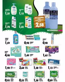 Volantino Compri Meglio Pagina 15: Dahlia 2 rotoloni €2,68, Caress cartasciuga per la cucina €1,38
