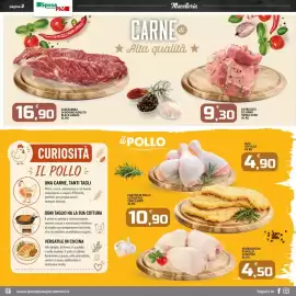 Volantino SpesaPiù Supermercati settimana 35 Pagina 2: Entrecote di suino senza osso €9,30