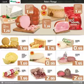 Volantino SpesaPiù Supermercati settimana 35 Pagina 4: Asiago DOP Fresco L'Etto €0,99