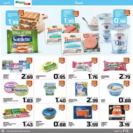 Volantino SpesaPiù Supermercati settimana 35 Pagina 6: Santa Lucia Mozzarella Tris €2,39