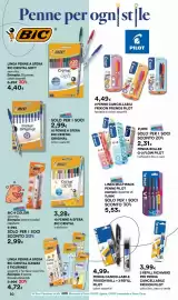Volantino Ipercoop Pagina 10: 10 penne a sfera bic cristal multicolor €3,28, Bic Cristal Original €2,99