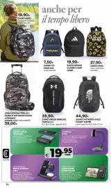 Volantino Ipercoop Pagina 14: Zaino o astuccio ovale Lonsdale €39,00, Zaino Under Armour Hustle 6.0 €39,90
