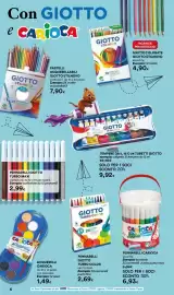 Volantino Ipercoop Pagina 6: Matite colorate Giotto Stilnovo €4,90, Pastelli acquerellabili Giotto Stilnovo €7,90