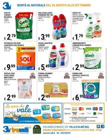 Volantino Tre Valli Supermercato Pagina 12: Detersivo polvere lavatrice Sole Bianco Splendente €9,99