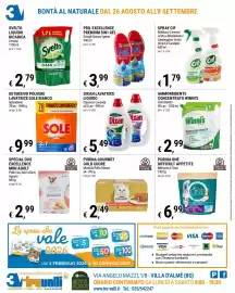 Volantino Tre Valli Supermercato Pagina 12: Detersivo polvere lavatrice Sole Bianco Splendente €9,99