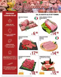 Volantino Tre Valli Supermercato Pagina 2: Fesa di tacchino maschio €14,90, Tagliata di bovino adulto €17,90