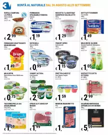 Volantino Tre Valli Supermercato Pagina 6: Formaggio spalmabile Exquisa Classico €1,19, Ricotta La Gustosa €1,29
