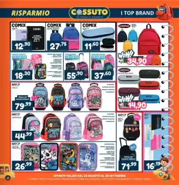 Volantino Cossuto Pagina 13: Zaino New Plus Mix Mitama €37,60, Comix astuccio ovale €11,60