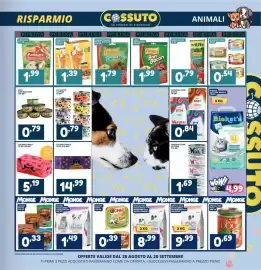 Volantino Cossuto Pagina 5: Friskies Bon Bacon €1,99, Friskies €1,39