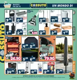 Volantino Cossuto Pagina 6: Set bagno €1,99, Kombo compressore elettrico €79,90