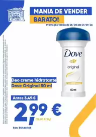 Folheto Casa Cheia Página 4: Deodorante creme hidratante dove original €2,99