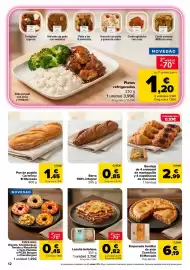 Folleto Carrefour Página 12: Bandeja de 4 croissant de mantequilla y 4 napolitanas de chocolate €2,99, Lasaña boloñesa €0,82