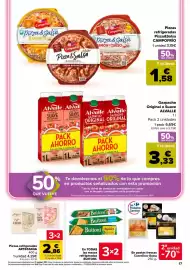 Folleto Carrefour Página 17: Campofrío Pizzas&Salsa €1,58, Artezzana pizzas refrigeradas €2,86