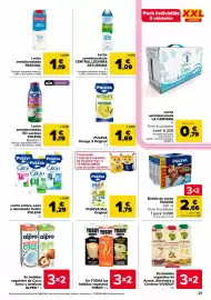 Folleto Carrefour Página 21: Puleva omega 3 original €1,69, Puleva leche semidesnatada sin lactosa €1,19