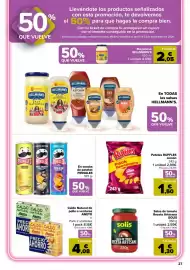 Folleto Carrefour Página 27: Ruffles patatas jamón €1,50, Solis salsa de tomate receta artesana €1,30