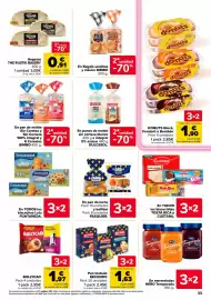 Folleto Carrefour Página 33: Pan tostado RECONDO €1,63, The Rustik Bakery hogazas €0,91