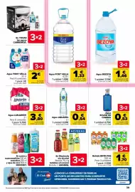 Folleto Carrefour Página 39: Agua Aquarel €0,54, Agua LANJARÓN €3,80