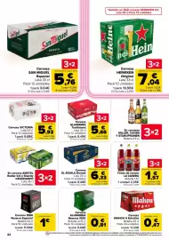 Folleto Carrefour Página 42: El Águila Dorada €6,33, Cerveza Alhambra Tradicional €5,66
