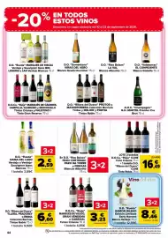 Folleto Carrefour Página 44: Cune tinto crianza + 1 botella d.o. ribera del duero tinto roble €16,49