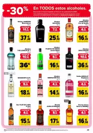 Folleto Carrefour Página 45: Tanqueray Flor de Sevilla €16,49, BeeFeater Pink €14,25