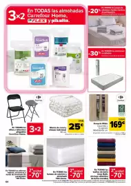 Folleto Carrefour Página 64: Manta de coral y sherpa individual €25,00, Sábanas y fundas nórdicas de polialgodón
