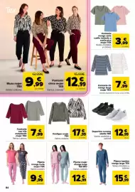 Folleto Carrefour Página 84: Tex cardigan mujer €17,99, Pijama mujer manga larga TEX BIO €12,99