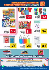 Folleto Carrefour Página 86: Simpl Paquete 500 hojas €3,59, Enri cuaderno espiral €2,49