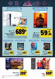 Folleto Carrefour Página 94: PS5 Onimusha Way of the Sword Standard €69,90, Tcl tv 75" 75p71k €599,00