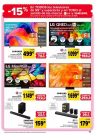 Folleto Carrefour Página 95: LG Mini RGB evo AI €1.149,00, Samsung tv 55" tu55m73hauxxc €499,00