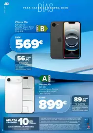Folleto Carrefour Página 2: IPhone Air 256 GB €899,00, IPhone 16e €569,00