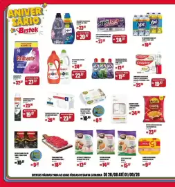 Encarte Bistek Supermercados semana 35 Página 2: Filé de frango nat €15,97, Filezinho sasami frango nat €14,97